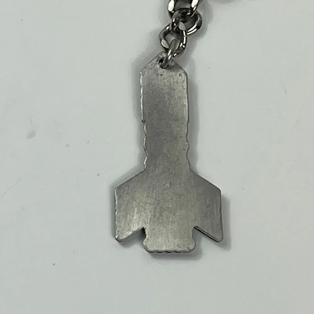 Thirty Seconds To Mars This Is War Rocket Keychain Silver Tour Promo Band Logo